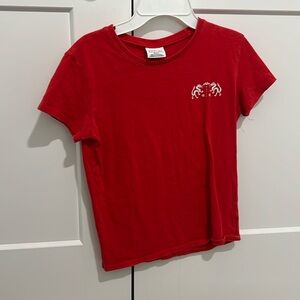 baby tee red dragon